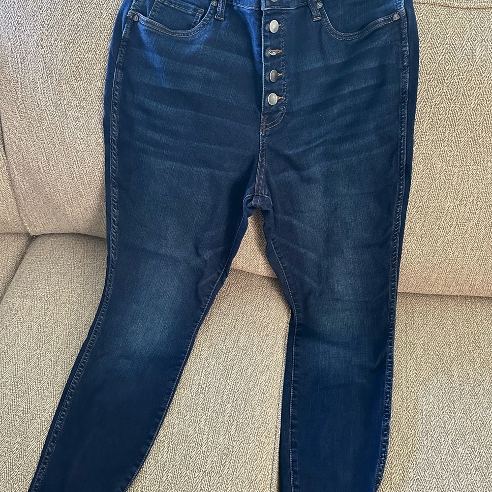 Kut from the Kloth High Rise Dark Blue Jeans